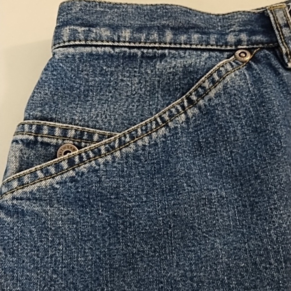 Liz Claiborne 10 Denim 5 pocket Classic Skirt - Picture 9 of 11